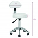 Kozmetička stolica am-304 bijela