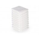 Microfiber towel 73x40cm 10pcs white