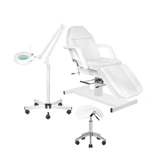 Set fotelja 210 + LED lampa s povećalom S5 + tabure 302