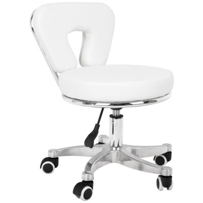 Cosmetic stool for pedicure 9266 white
