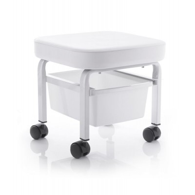 Cosmetic pedicure stool with a container Cosmetic pedicure stool with a container