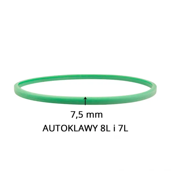 Silikonska brtva za autoklave s voskom 7l i 8l zelena 7,5 mm — slika 2