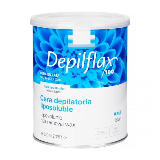 Depilflax depilatory wax can 800ml azulene Depilflax depilatory wax can 800ml azulene