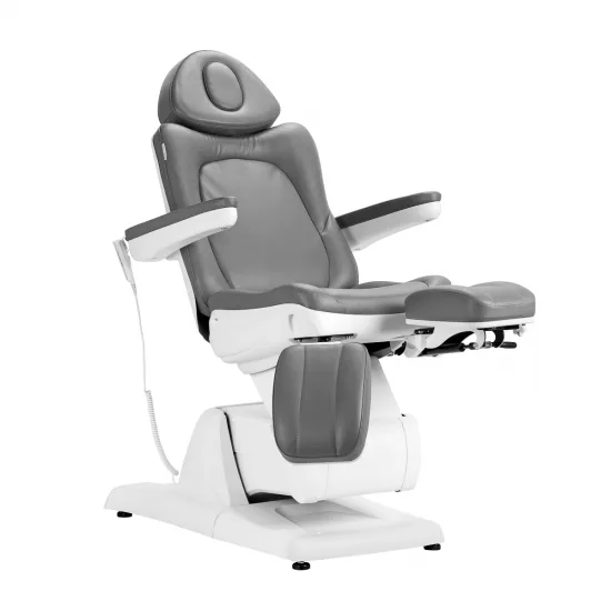 Električna kozmetička stolica azzurro 870s pedi 3 strong siva — slika 4