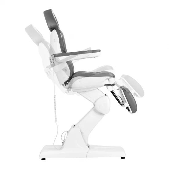 Električna kozmetička stolica azzurro 870s pedi 3 strong siva — slika 7