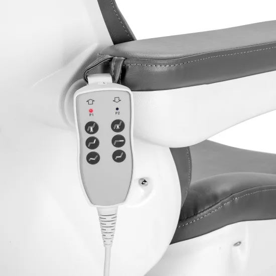 Električna kozmetička stolica azzurro 870s pedi 3 strong siva — slika 10