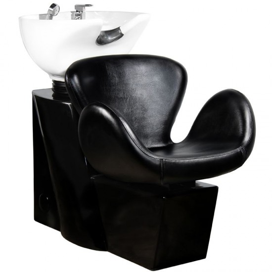 Gabbiano Amsterdam hairdressing wash unit black Gabbiano Amsterdam hairdressing wash unit black