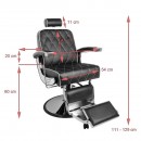 Gabbiano Barber Chair Imperial Black Gabbiano Barber Chair Imperial Black