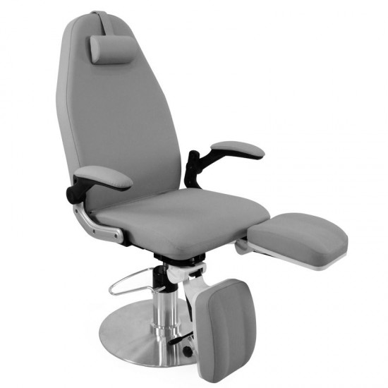 Hydraulic podiatry chair azzurro 713a gray
