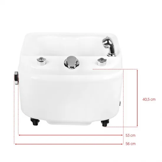 Azzurro kadica za pedikuru s hidromasažom a023 — slika 9