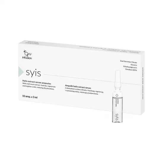 Syis ampule sa serumom od ekstrakta spirale puževe sluzi 10x3ml