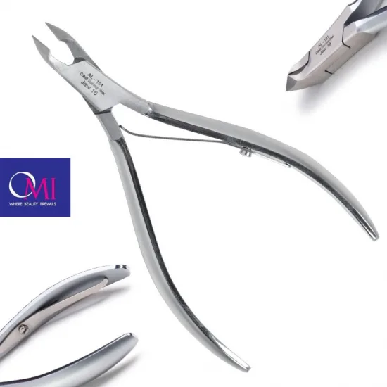 Omi pro-line škare za nokte AL-101 ​​akrilne kliješta za nokte, preklopni spoj 16 / 6 mm — slika 2