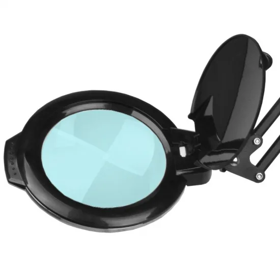LED povećalna lampa Moonlight 8013/6" crna za stol — slika 4