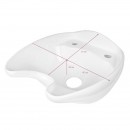 Gabbiano bijela umivaonica