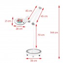 Elegante 6014 60 LED 5d LED lupa sa stativom Elegante 6014 60 LED 5d LED lupa sa stativom