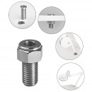 Inox tube magnifier lamp holder