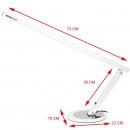 White led slim desk lamp