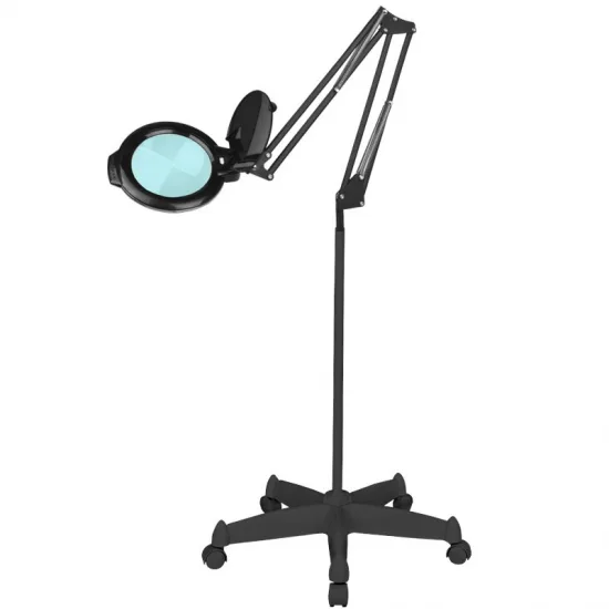 Moonlight 8013/6" crna LED svjetiljka s povećalom i stativom