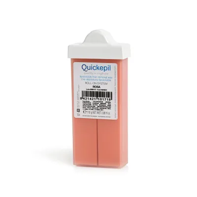 Quickepil vosak za depilaciju lica, uska rola, ružičasta 110 g