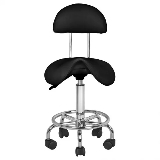 Kozmetička stolica 6001 crna — slika 3