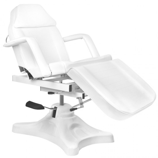 Cosmetic chair hyd. a 234d with cradle white Cosmetic chair hyd. a 234d with cradle white
