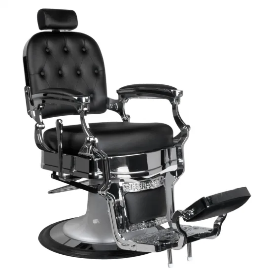 Brijačka stolica Gabbiano Ernesto u crnoj boji — slika 8