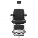 Gabbiano amadeo black barber chair