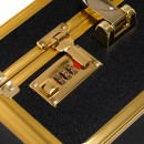 Barber case golden black