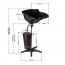 Gabbiano portable barbershop wash unit with ft42-1 tank Gabbiano portable barbershop wash unit with ft42-1 tank