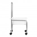 Pedicure tray on wheels, chrome Pedicure tray on wheels, chrome