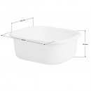 Pedicure tray on wheels, chrome Pedicure tray on wheels, chrome