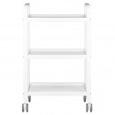 table -  cosmetic trolley Hs09 white