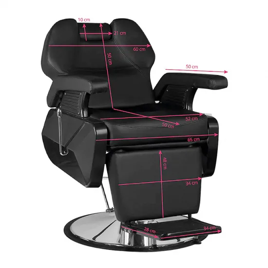 Hair System New York crna brijačka stolica — slika 6