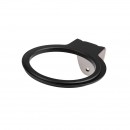 Wall-mounted hair dryer holder q97 black Wall-mounted hair dryer holder q97 black