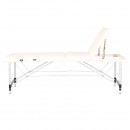 Folding massage table, aluminum comfort, 3-section cream Folding massage table, aluminum comfort, 3-section cream