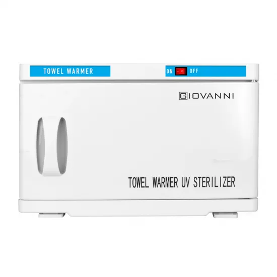 Grijač ručnika s UV-C sterilizatorom 16l, bijeli — slika 4