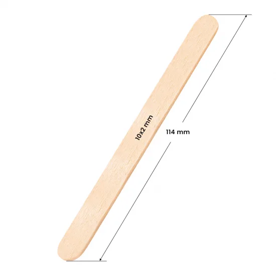 Drvena lopatica srednja 114x10x2mm - 100 komada — slika 3