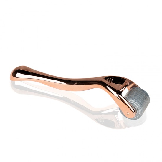 Derma roller for mesotherapy rose gold 1.5mm 192 titanium needles