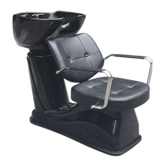 Gabbiano Vigo black hairdressing wash unit Gabbiano Vigo black hairdressing wash unit