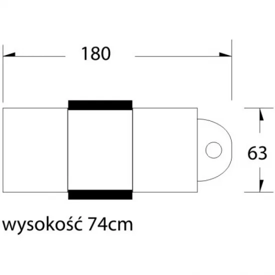 Basic 202 kozmetička stolica crna — slika 3