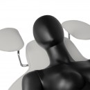 Ivette stolica za tretman trepavica, siva