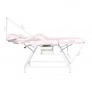 Ivette eyelash treatment chair pink