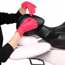 Ivette eyelash treatment chair pink