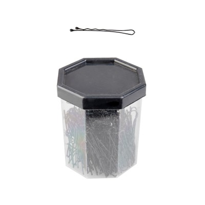 Brijačke ukosnice za kosu e-62 150 kom 4,9 cm crne