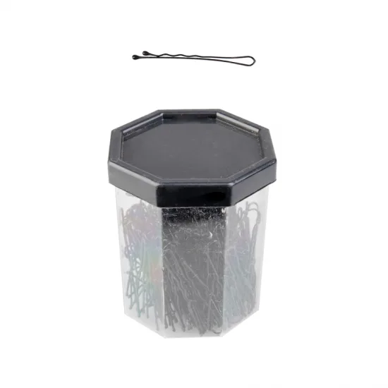 Brijačke ukosnice za kosu e-62 150 kom 4,9 cm crne