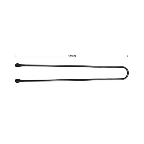 Frizerske punđe za kosu e-63 150 kom 4,9 cm crne — slika 2