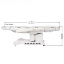 KOZMETIČKA ELEKTRIČNA STOLICA. AZZURRO 708B EXCLUSIVE 4 MOTORA GRIJANA