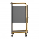GABBIANO HAIRDRESSER TROLLEY SOLO GOLD GRAY