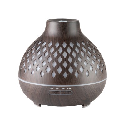 Aroma diffuser air humidifier spa 10 dark wood 400ml + timer