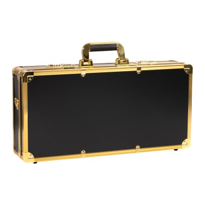 BARBER BLACK AND GOLD HAIRDRESSING SUITCASE BARBER BLACK AND GOLD HAIRDRESSING SUITCASE